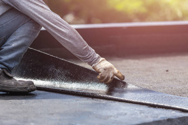 Professional Crawl Space Encapsulation technician working in Lucasville, OH